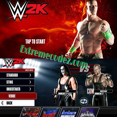 WWE 2K APK .
